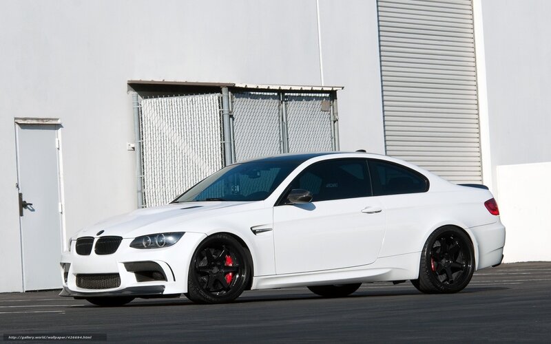 White BMW M3 Coupe — Neutral, Afternoon