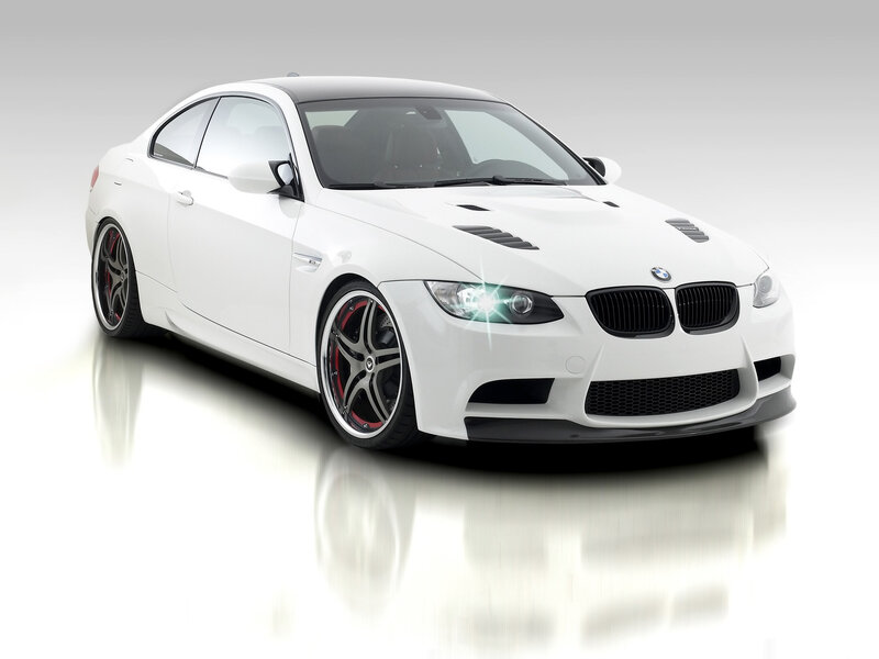 White BMW M3 Coupe — Neutral, Headlights