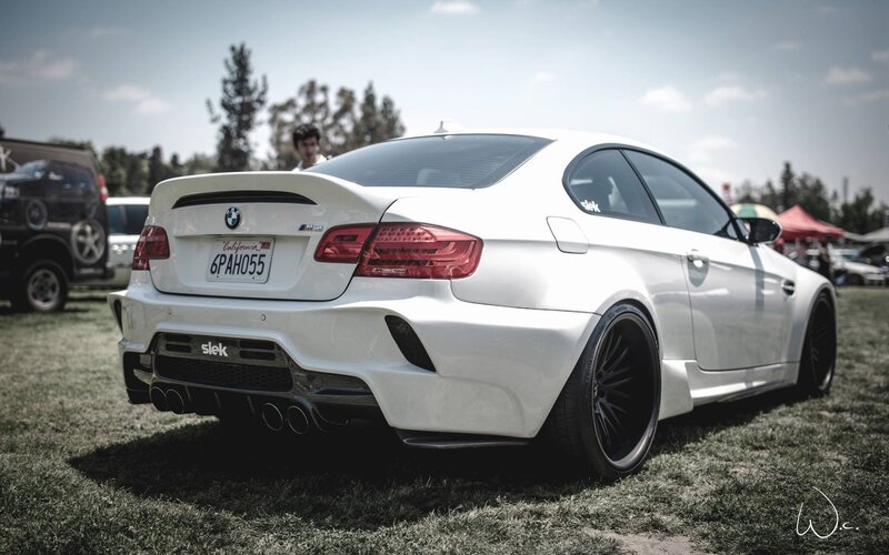 White BMW M3 Coupe — Outdoor