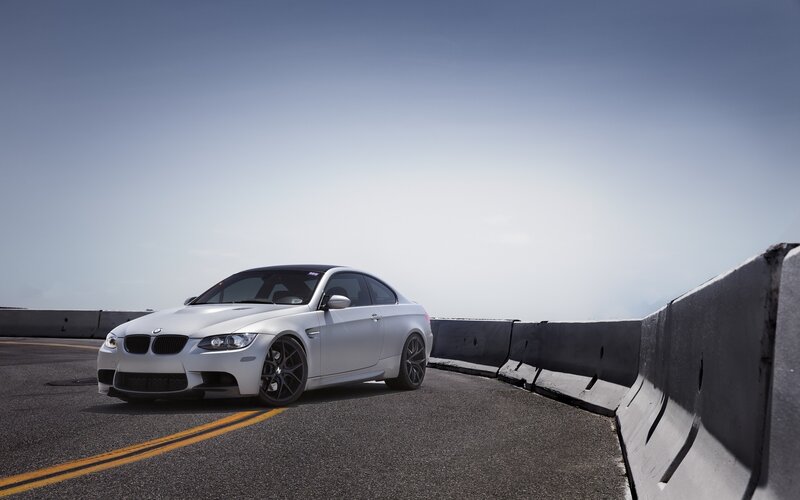 White BMW M3 Coupe — Serene, Afternoon