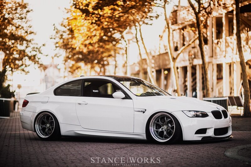 White Bmw M3 Coupe — Serene, Autumn