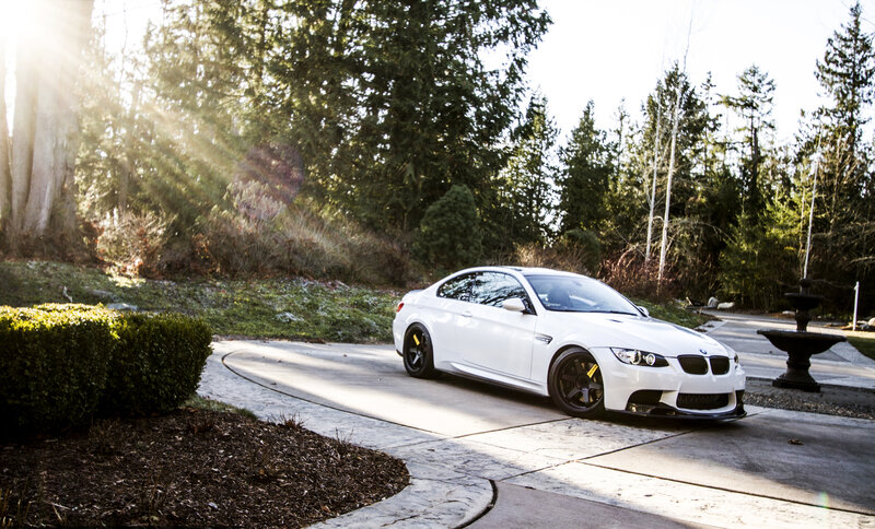 White BMW M3 Coupe — Serene, Morning