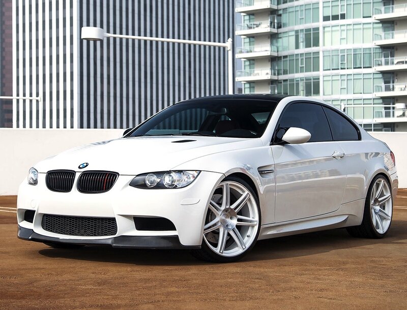 White Bmw M3 Coupe — Urban