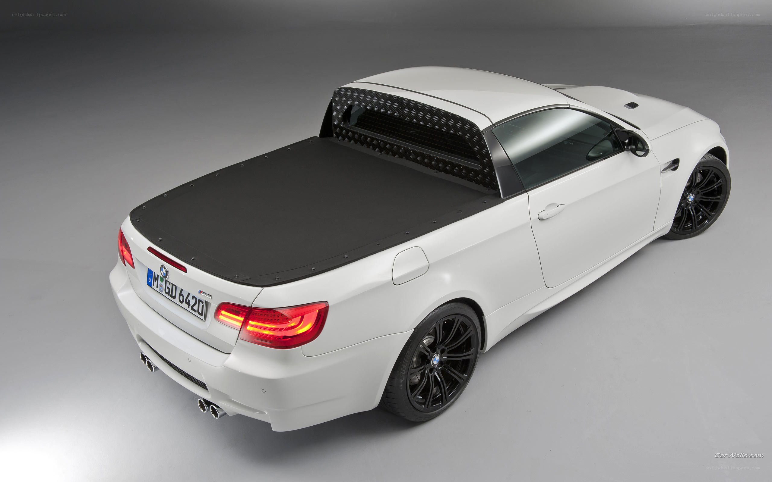 white bmw m3 pickup