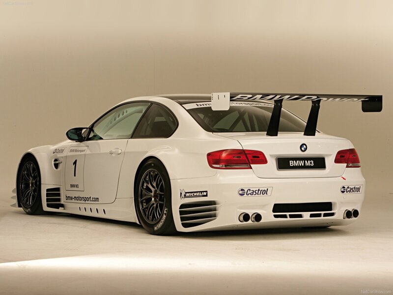 white bmw m3 race car