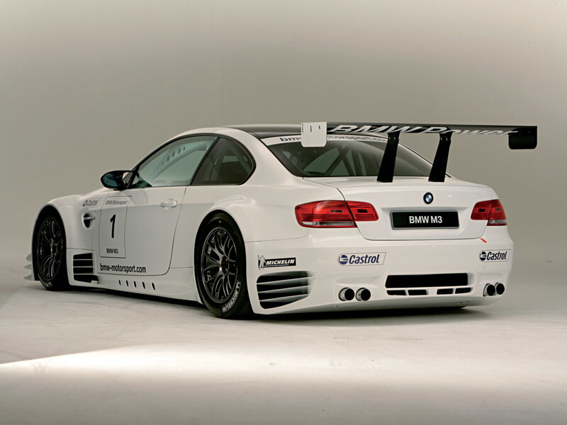 white bmw m3 race car