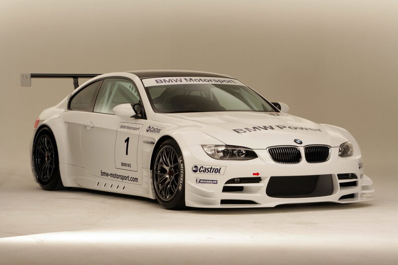 White BMW M3 race car