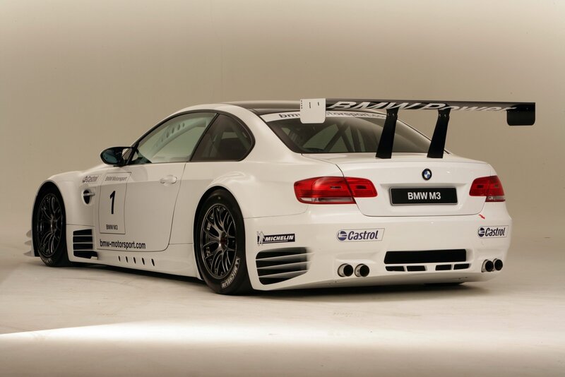 White BMW M3 race car