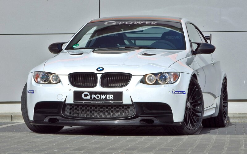 White BMW M3 Race Car — Neutral, Afternoon