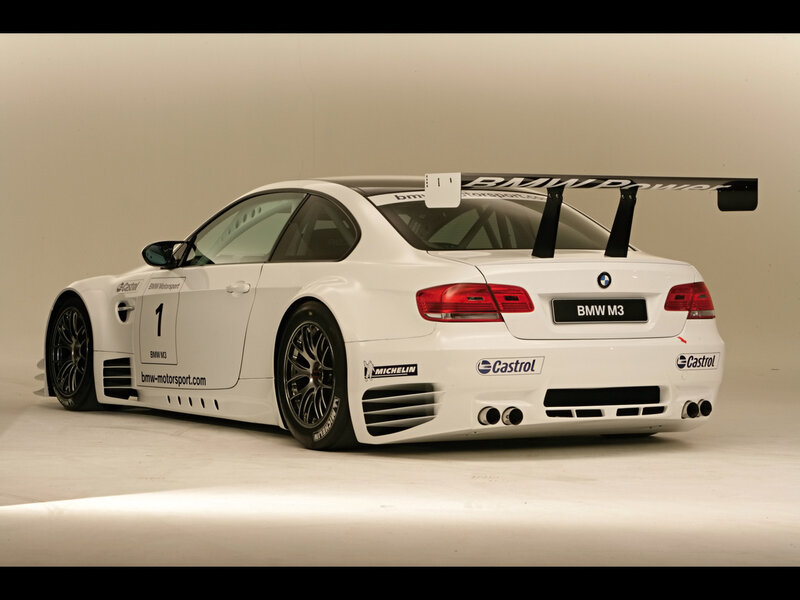 White BMW M3 Race Car — Neutral