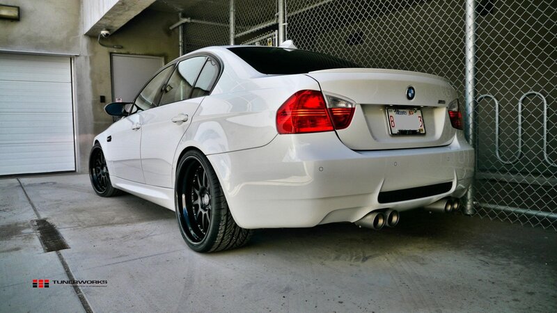 white bmw m3 sedan