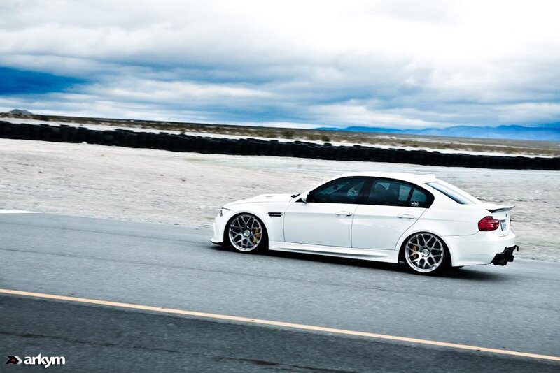 White Bmw M3 Sedan — Dynamic