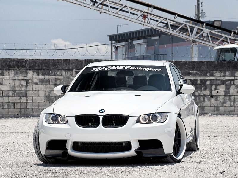 White BMW M3 Sedan — Industrial, Afternoon