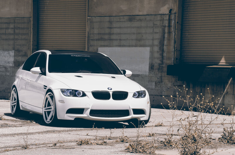 White Bmw M3 Sedan — Urban
