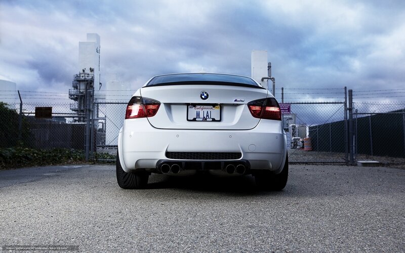 White BMW M3