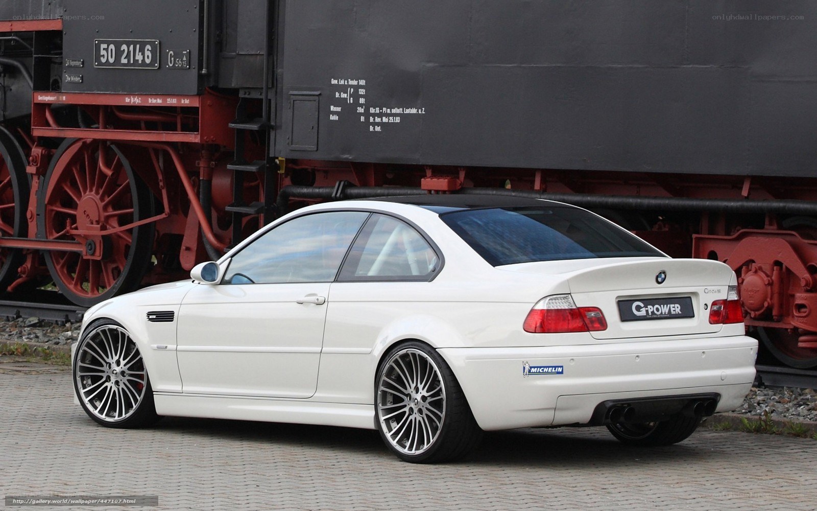 white bmw m3 with g-power