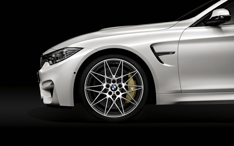 White Bmw M4 Car — Dramatic, Photograph