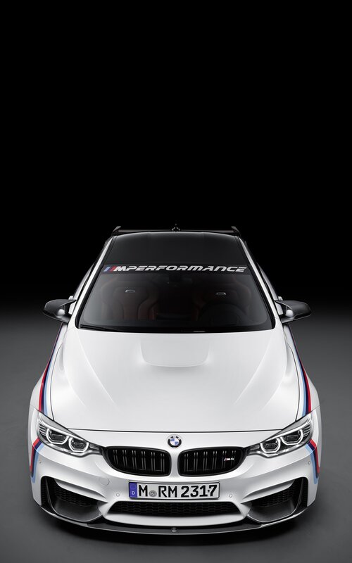 White BMW M4 Car — Dramatic, Photograph, Windshield