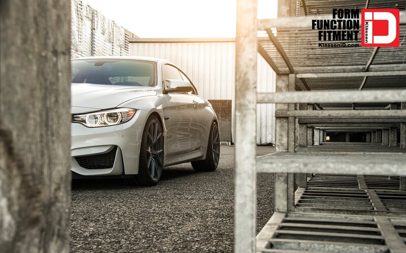 White BMW M4 Car — Dramatic