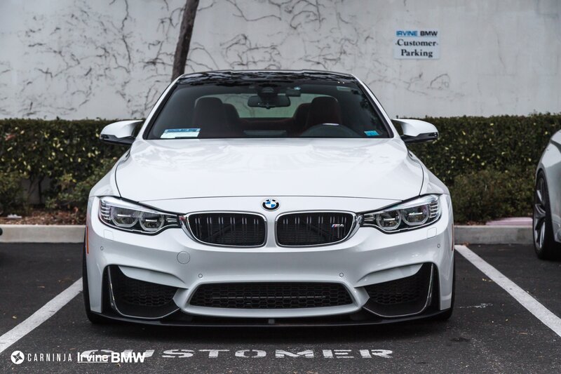 White BMW M4 Car — Neutral