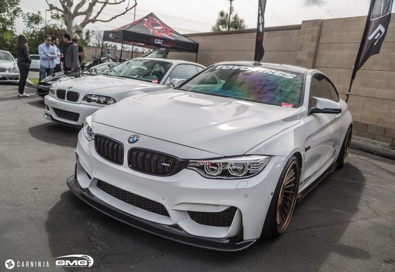 White Bmw M4 Car — Outdoor