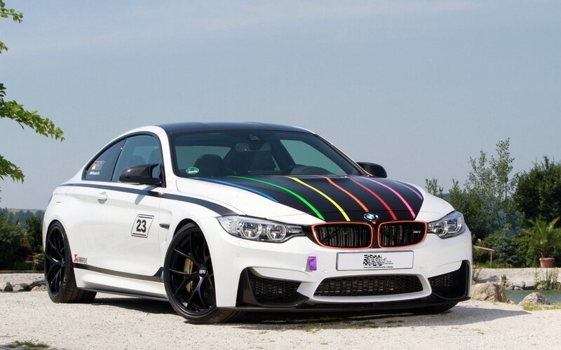 White BMW M4 Coupe — Calm, Afternoon, Photograph