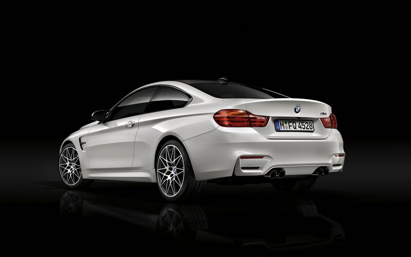 White BMW M4 Coupe — Dramatic, Photograph
