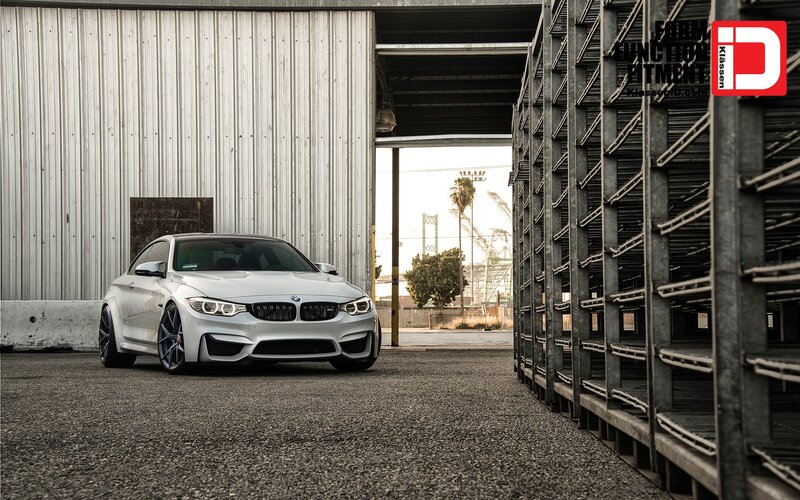 White BMW M4 Coupe — Industrial, Afternoon