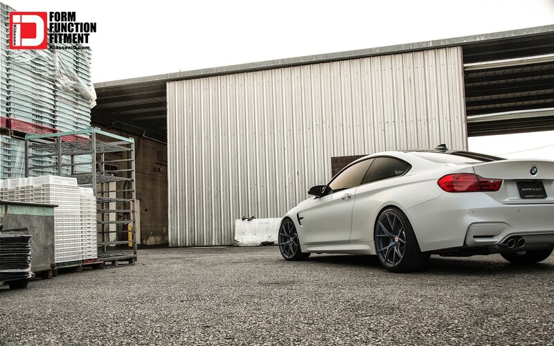 White BMW M4 Coupe — Industrial