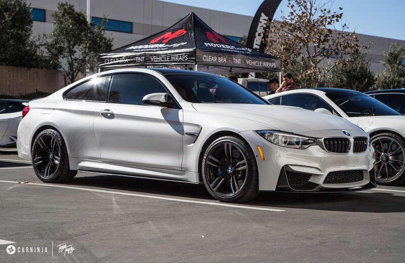 White Bmw M4 Coupe — Outdoor