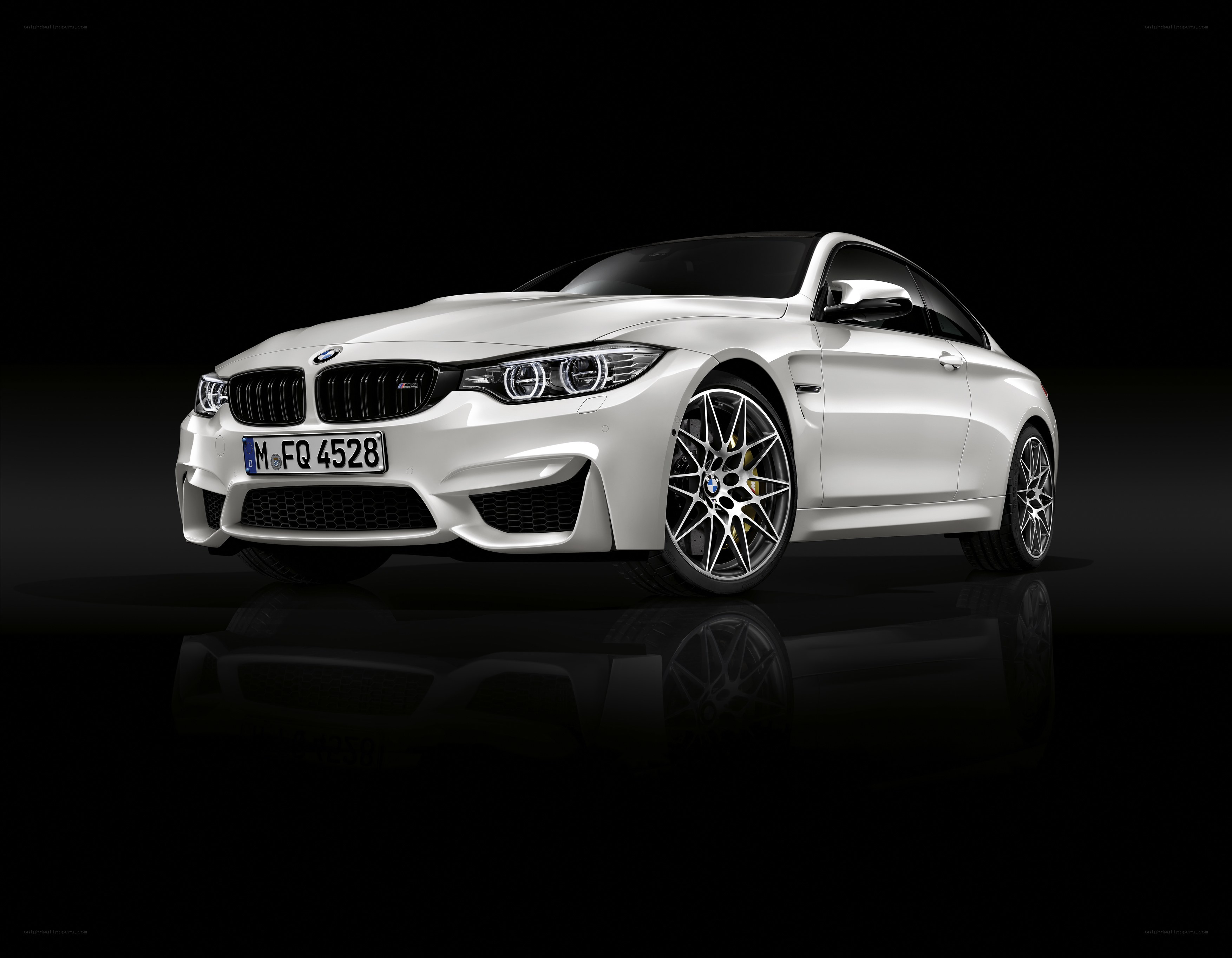 White BMW M4 Coupe