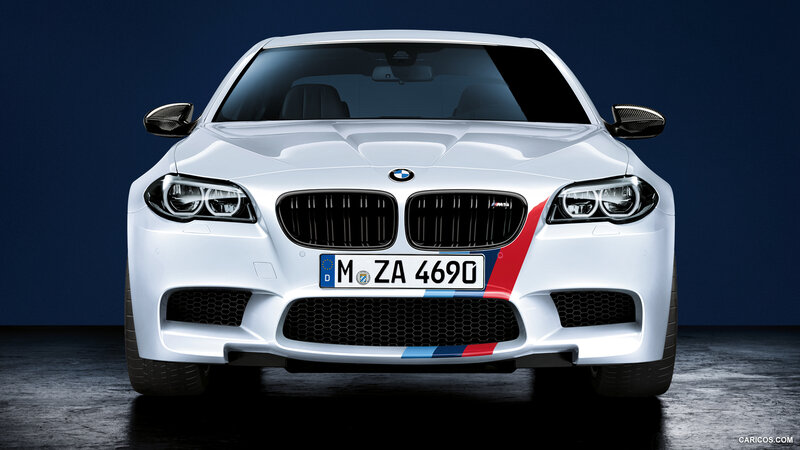 White Bmw M5 Car