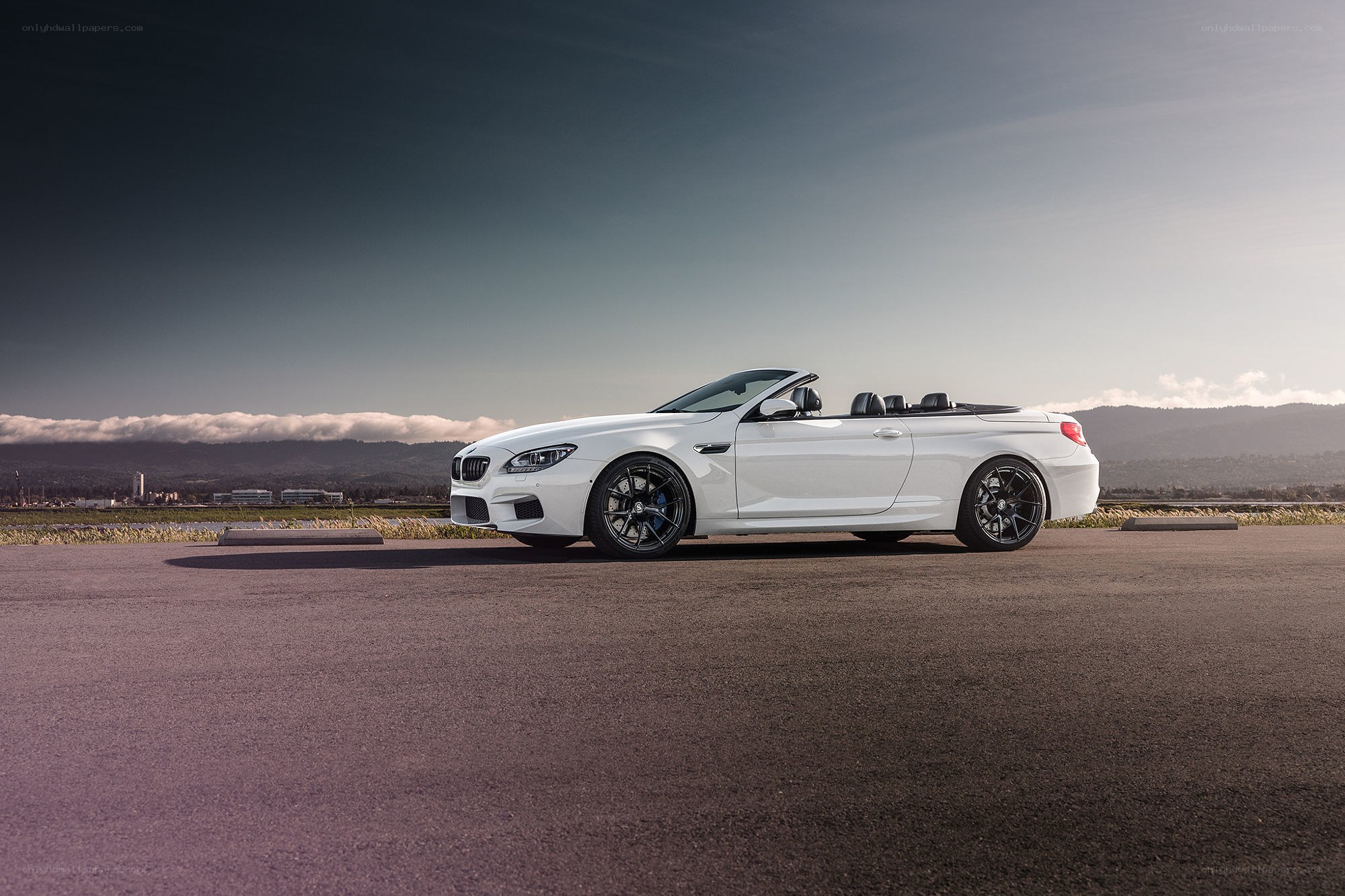 White BMW M6 Convertible