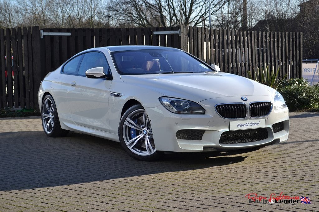 white bmw m6 coupe