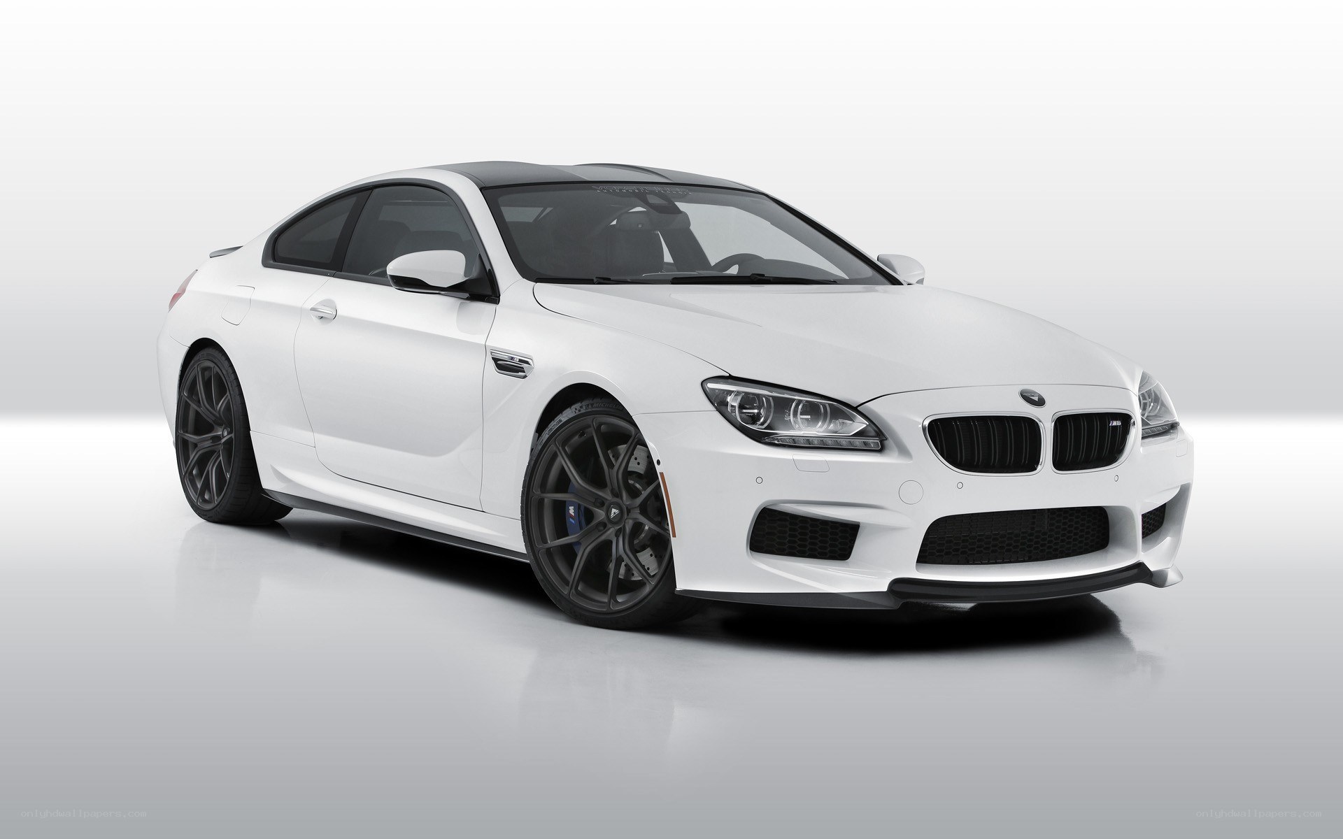 white bmw m6 coupe