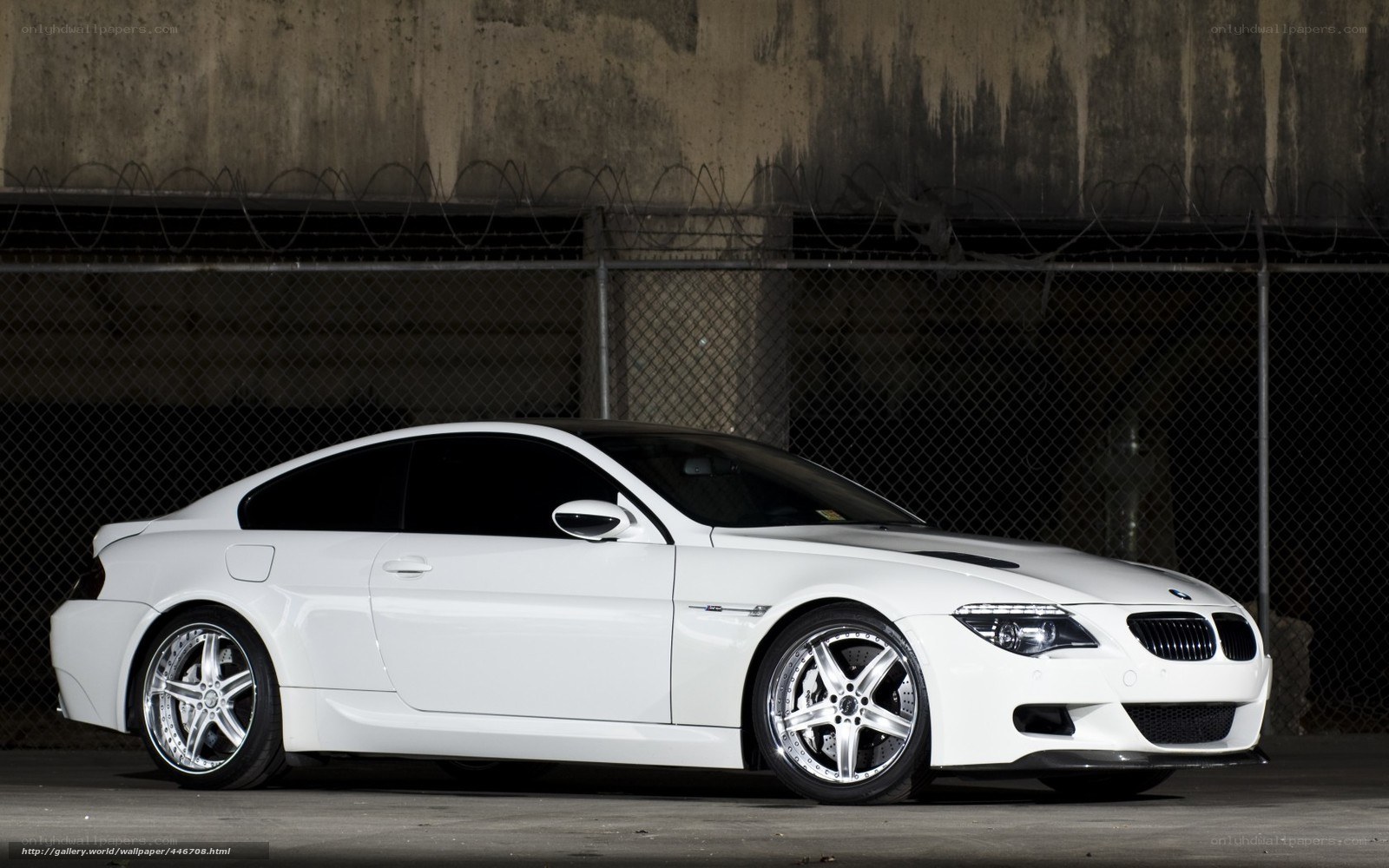 white bmw m6 coupe