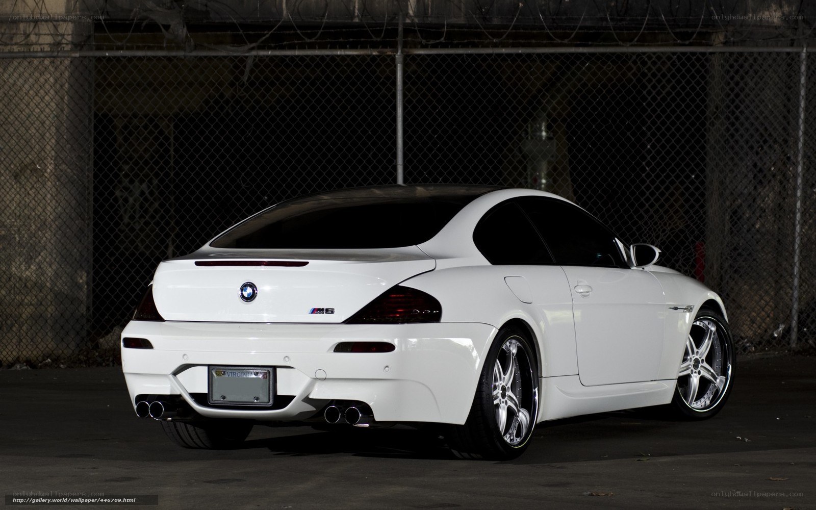white bmw m6 coupe