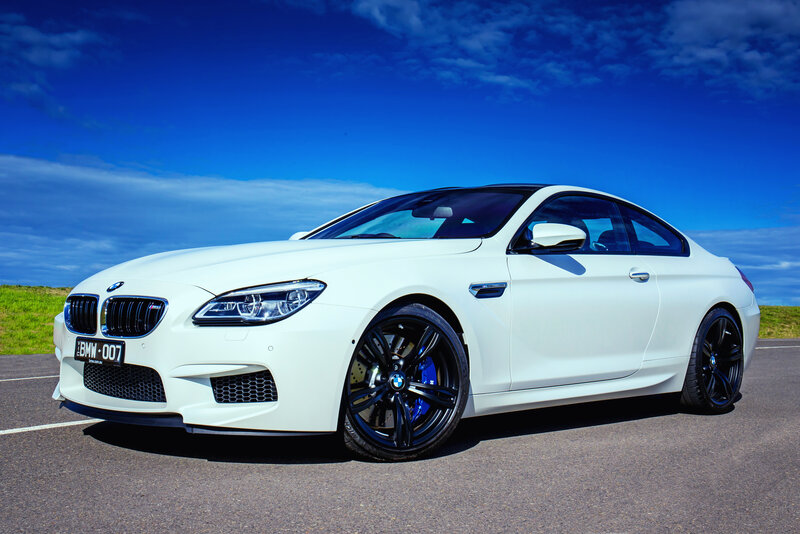 White BMW M6 Coupe — Dramatic, Afternoon