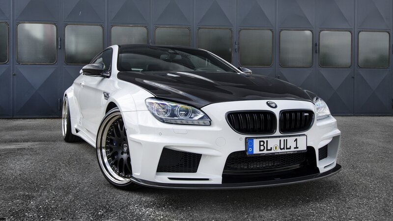 White BMW M6 Coupe — Dramatic, Photograph, Car, License Plate