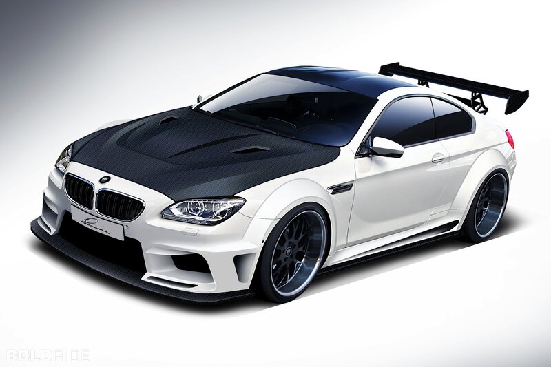 White BMW M6 Coupe — Dramatic