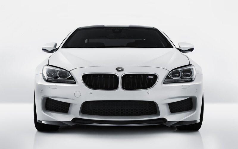 White Bmw M6 Coupe — Neutral, Photograph, Car, Front Grille