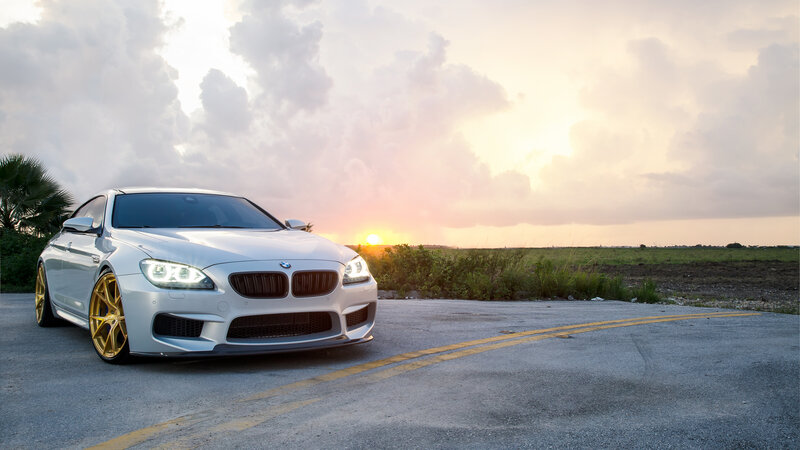 White BMW M6 Coupe — Silver, Serene