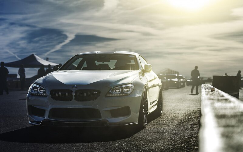 White BMW M6 Coupe — Silver
