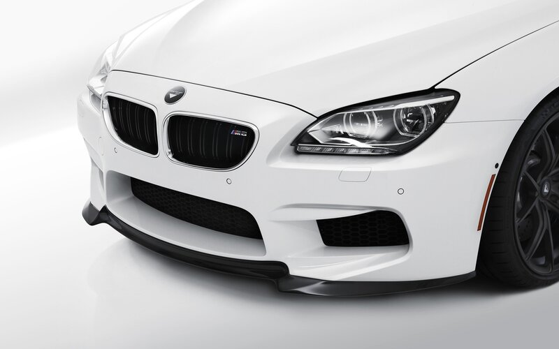 white bmw m6 front view