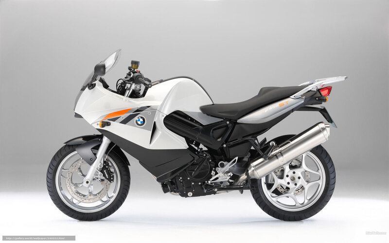 White BMW Motorcycle — Neutral, Photograph