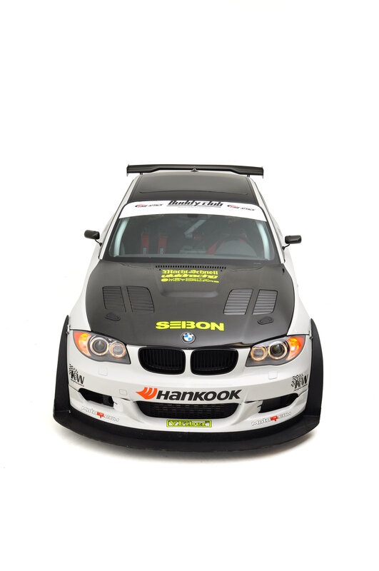 white bmw race car