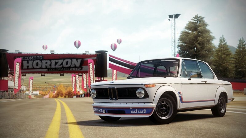 White BMW Race Car — Competitive