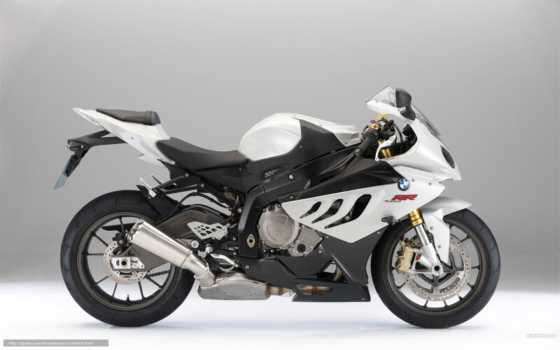 white bmw s1000rr motorcycle