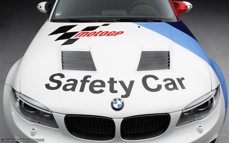 White Bmw Safety Car — Professional, Photograph