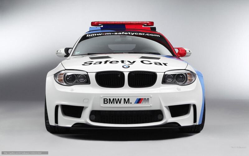 White BMW Safety Car — Professional
